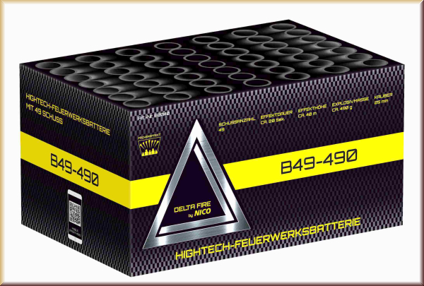 NICO Europe 82040 Delta Fire B49-490, 49 Schuss - Bild